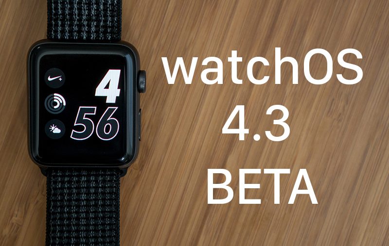 watchOS 4.3