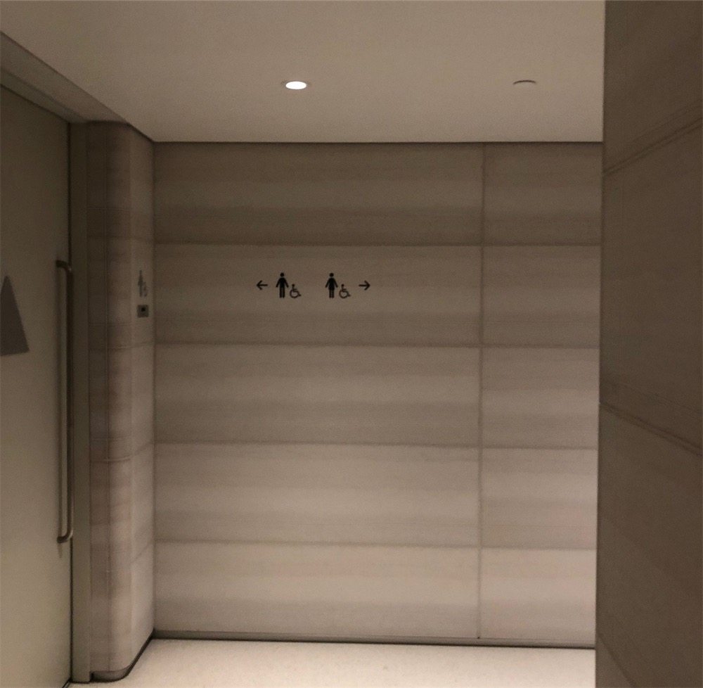 I bagni rispettano ovviamente le norme sull'adeguamento dei servizi igienici per i disabili