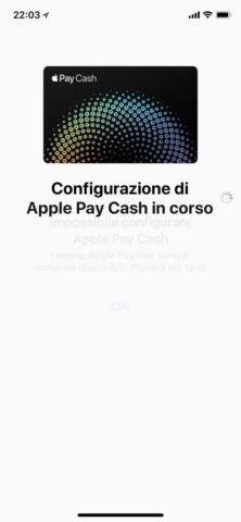 apple pay cash in Italia