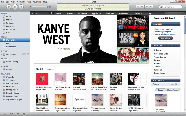 iTunes Store su Windows