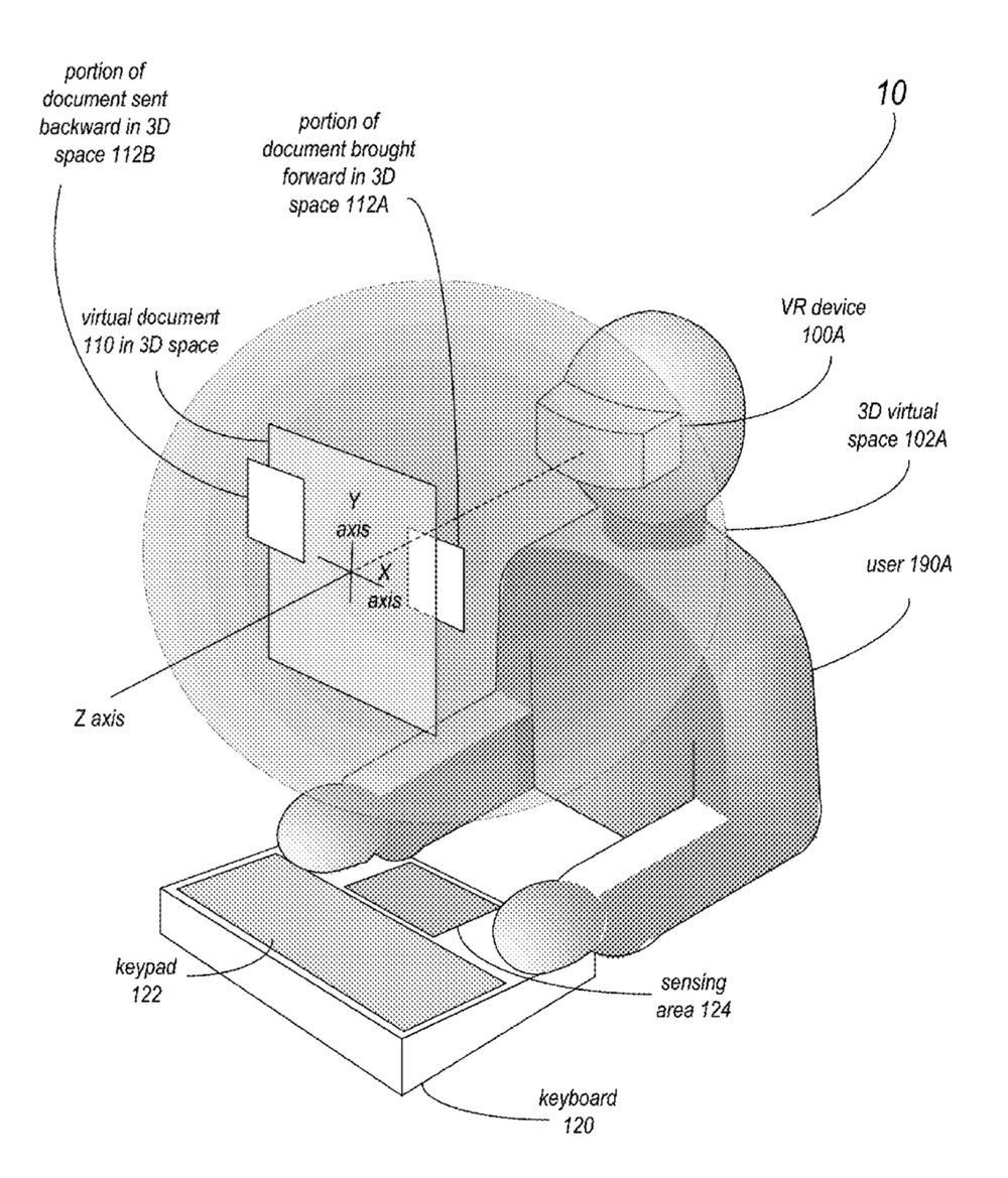Brevetto Apple per un sistema per l'editing dei documenti in 3D