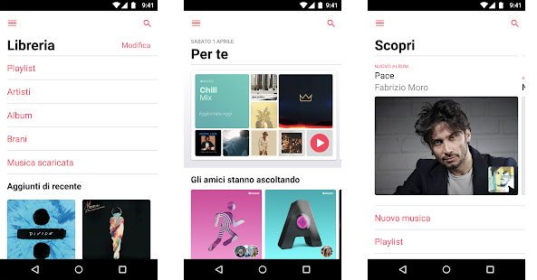apple music per android