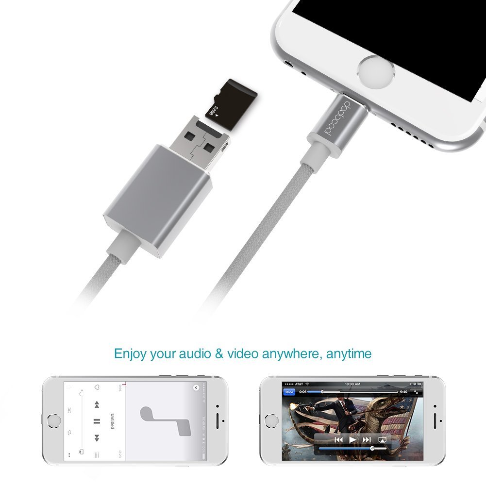 Cavo Lightning con lettore microSD