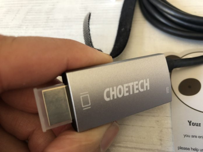 Il cavo Type-C su HDMI di Choetech