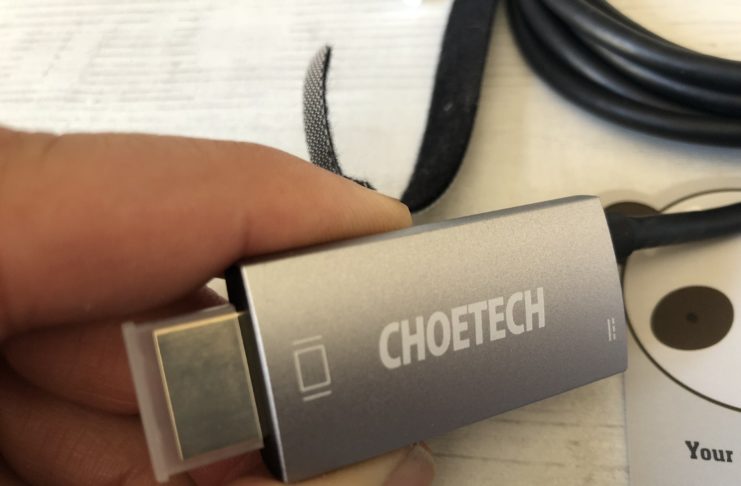 Il cavo Type-C su HDMI di Choetech