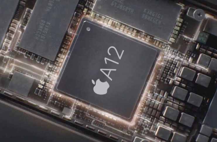 Apple A12, foto rendering processore Apple A12