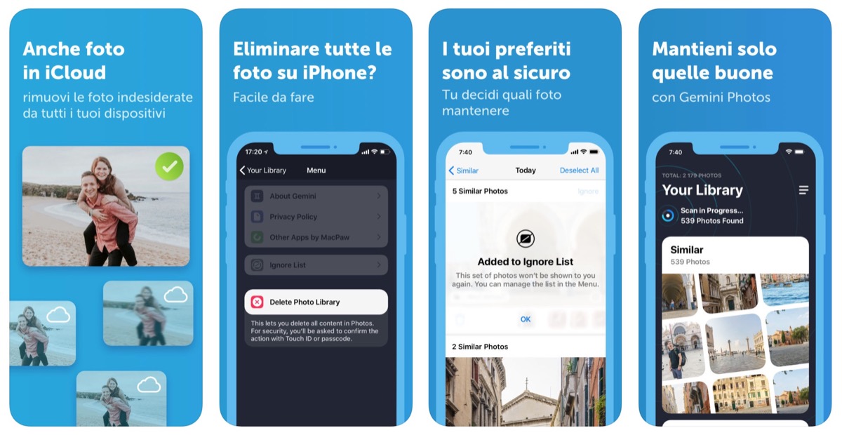 Ripulire la libreria foto di iOS in un lampo con Gemini Photos