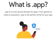 Google, disponibile per tutti il dominio .app di primo livello google dominio app