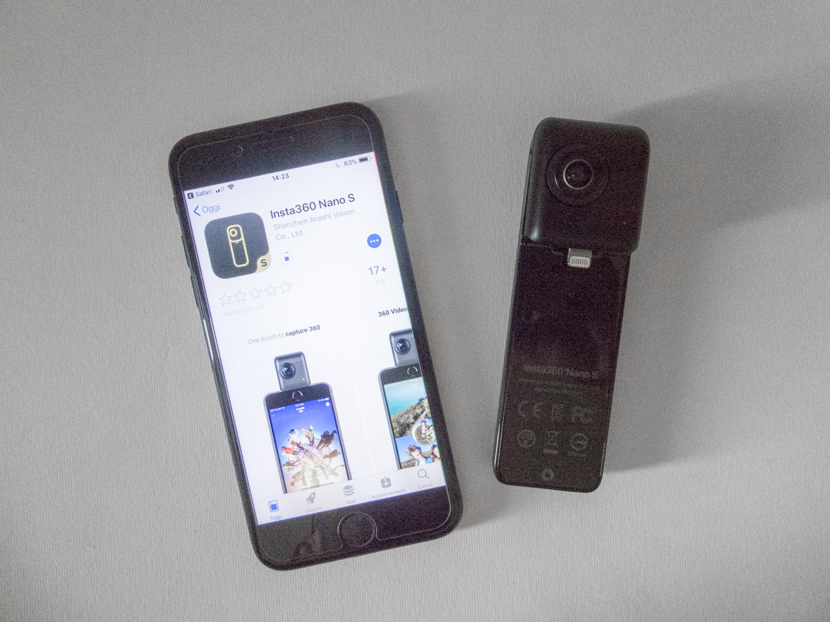 Recensione Insta360 Nano S
