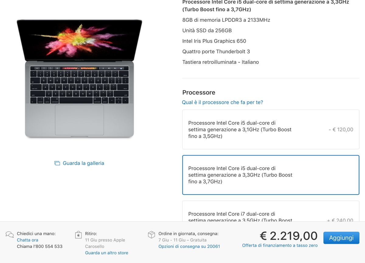 MacBook Pro alla WWDC 2018, foto MacBook pro