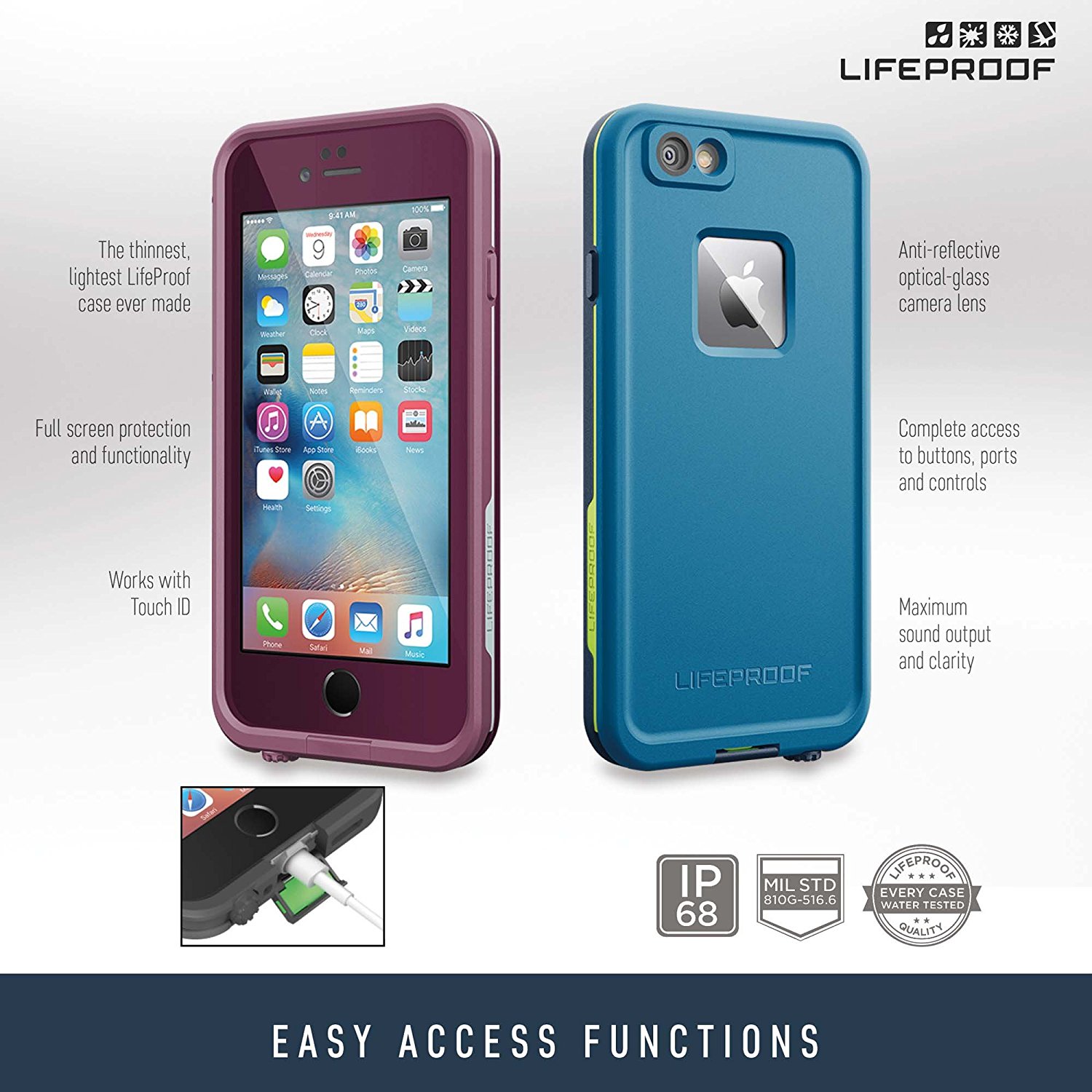 LifeProof Fre custodia per iPhone 6s