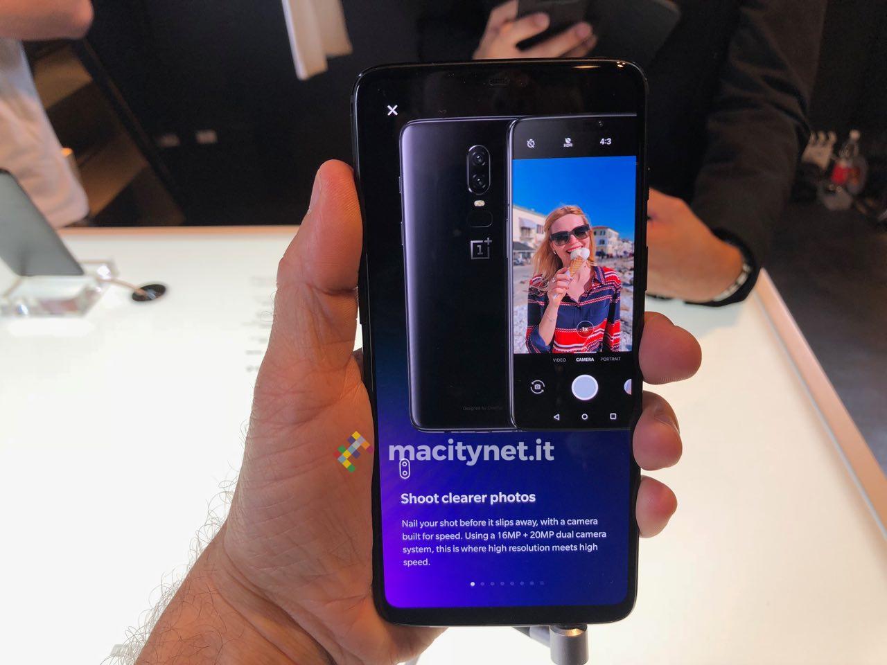 oneplus 6 temporary store milano