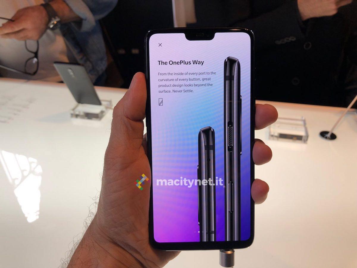 oneplus 6 temporary store milano