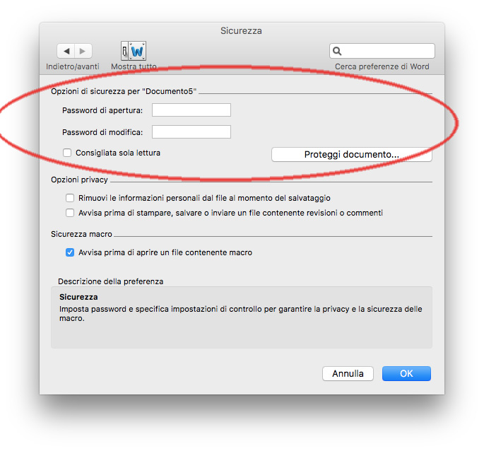 Come proteggere con una password file e cartelle sul Mac