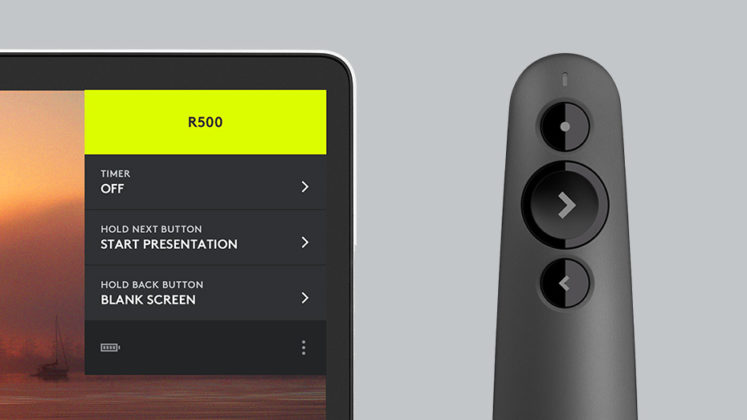 Logitech R500, un telecomando laser per presentazioni con Mac e PC