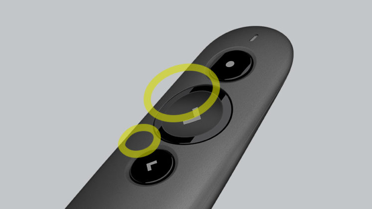 Logitech R500, un telecomando laser per presentazioni con Mac e PC