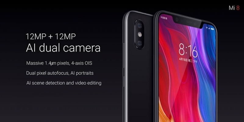 Xiaomi Mi 8 è ufficiale, eccolo con notch e Touch ID incorporato nello schermo della