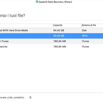 EaseUS Data Recovery Wizard for Mac, recupero dati persi a portata di click
