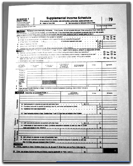 Un modelo per le tasse USA