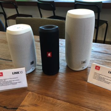 Speaker JBL Link 10, 20, 300 e 500 : la qualità di JBL e la comodità di Google Assistant