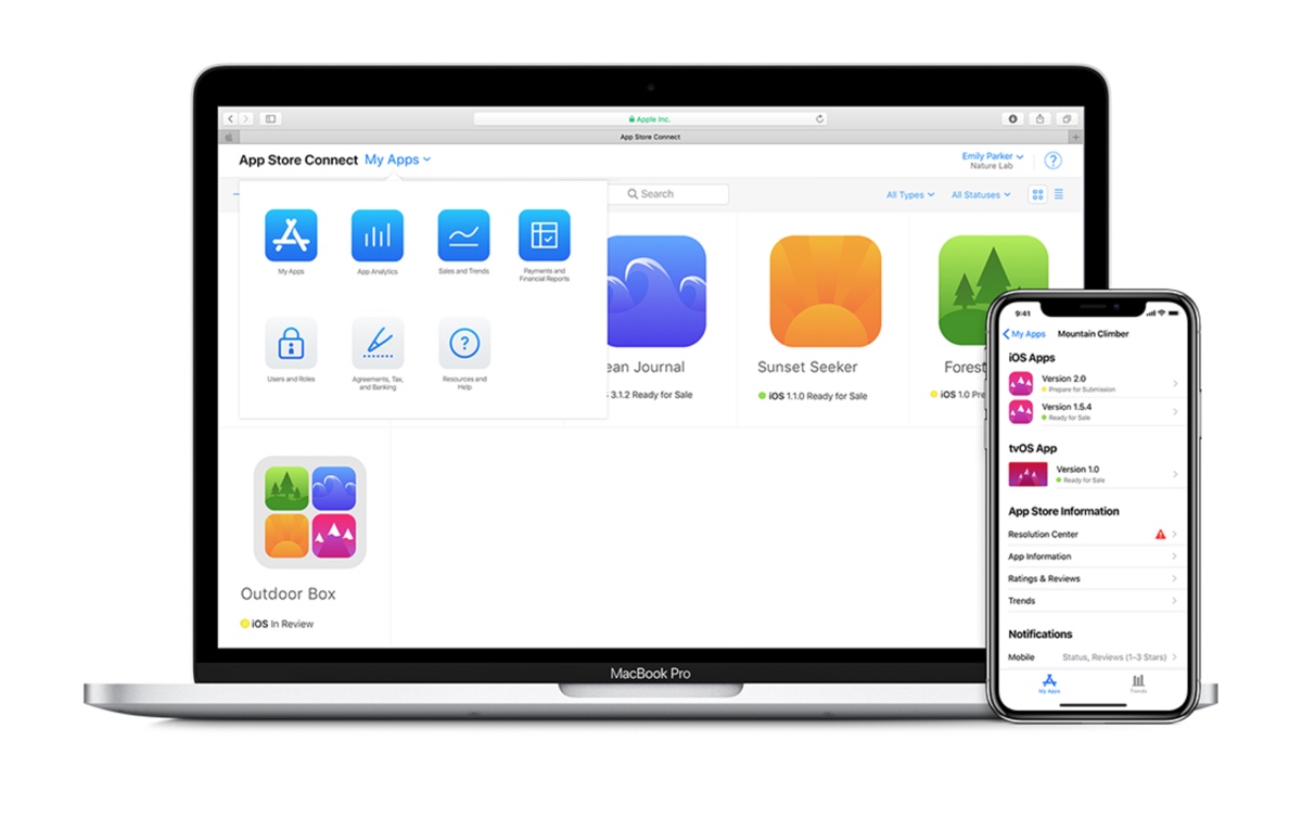 Apple rilascia App Store Connect, nuova app e interfaccia web solo per sviluppatori