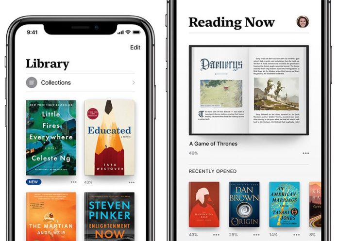 Apple presenta la nuova app Books iOS 12