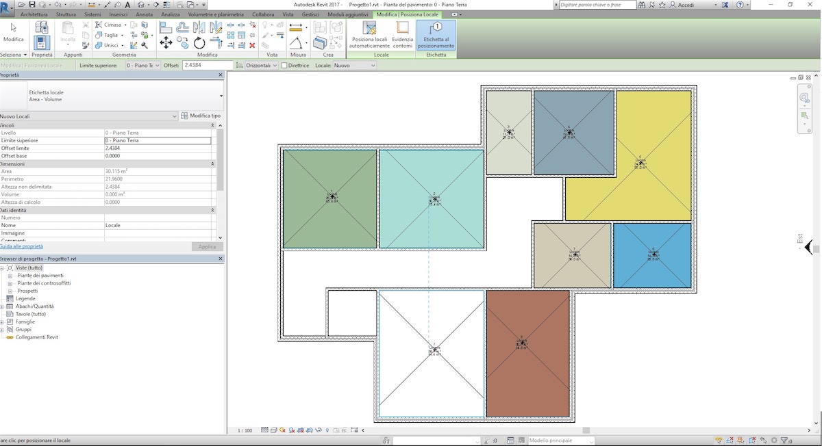 Creare in Revit una legenda dei locali e computarne le informazioni in Abaco