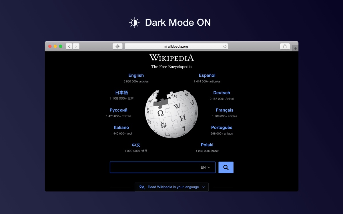Dark Mode for Safari, l’estensione per usare subito la modalità dark con i siti web su Mac