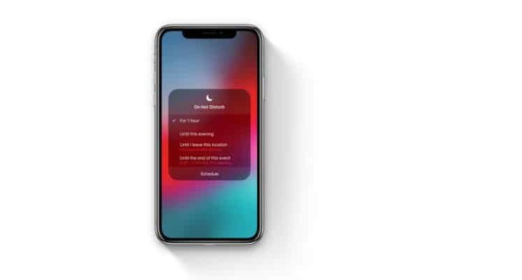 Modalità Non Disturbare iOS 12, più potente e con opzione per la notte