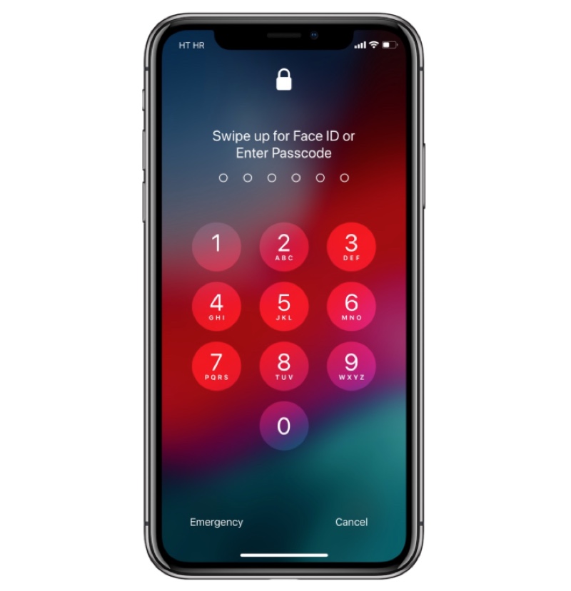 gesture iOS 12 foto schermata la nuova gesture utile quando Face ID fallisce