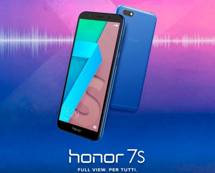 Honor lancia 7S in Italia: smartphone low cost con display Full View