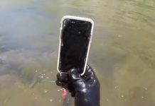 iPhone X nel fiume, ritrovato dopo una settimana funziona ancora