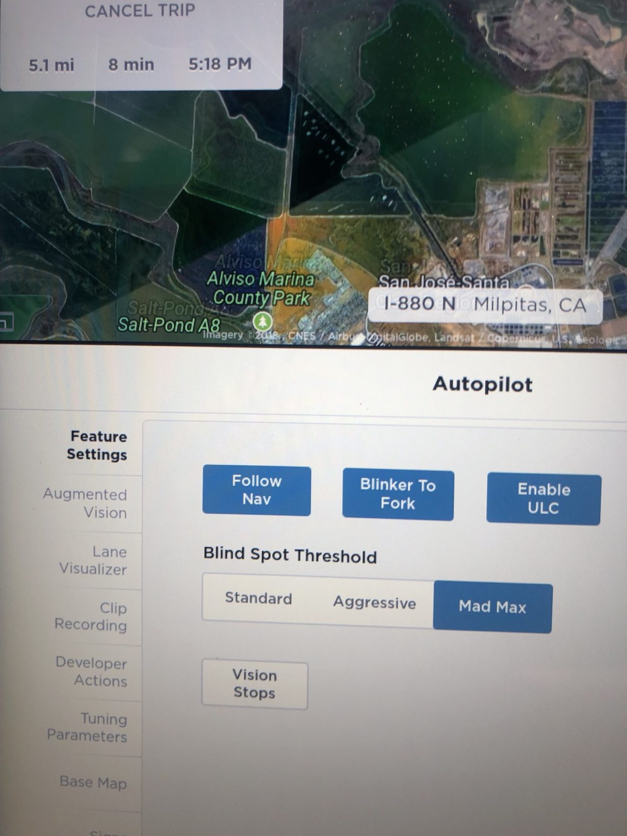 modalita mad max foto camion Tesla Semi