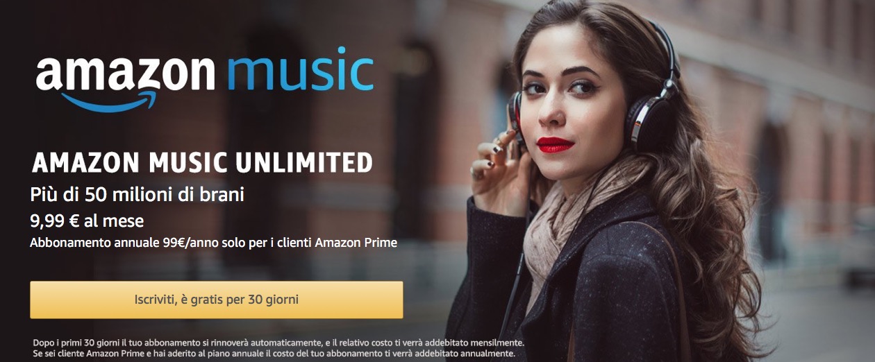 Arriva Amazon Prime Music: musica streaming gratis per chi ha Amazon Prime