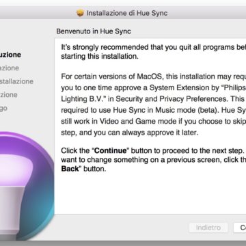 Philips Hue Sync per Mac e PC, l’app gratuita che colora dinamicamente la vostra casa