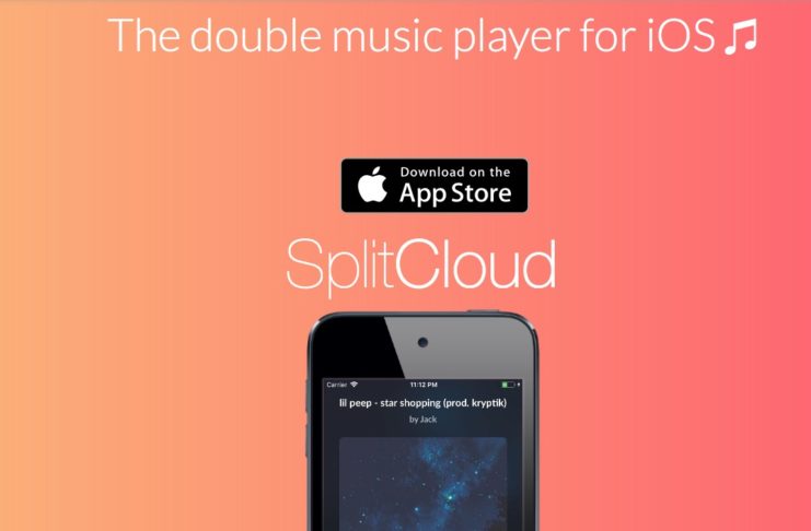 SplitCloud Double Music Player, ascoltare due diversi brani con una solo cuffia