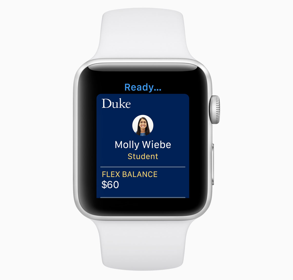 Apple Watch può essere usato al posto dei tesserini di identificazione degli studenti.