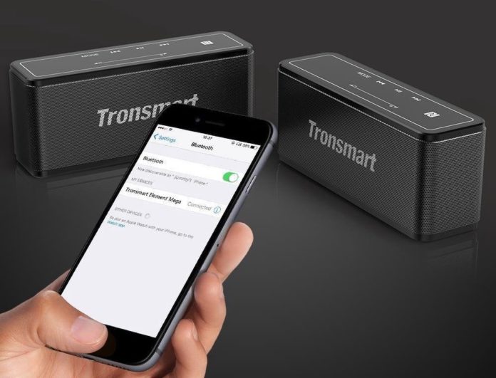 Tronsmart Element Mega: 40 Watt di potenza e Bluetooth con controlli touch ad un prezzo abbordabile