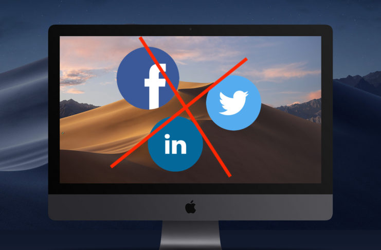 Su macOS Mojave rimossa l’integrazione con account terze parti come Twitter e Facebook