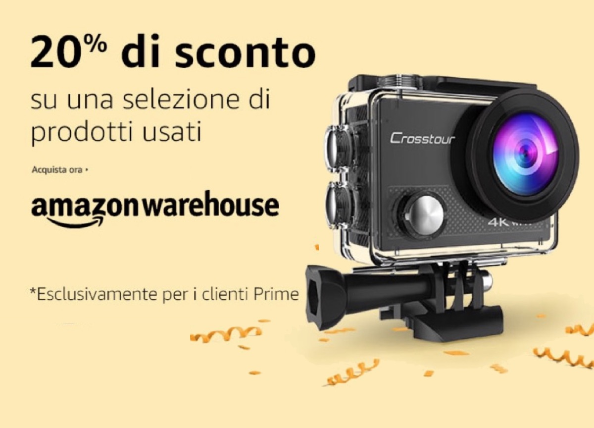 Amazon Warehouse, sconto speciale del 20 fino al Prime Day