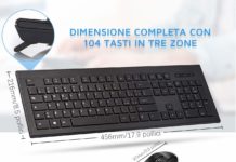 Combo Mouse e Tastiera wireless di buona qualità a 19,99 euro