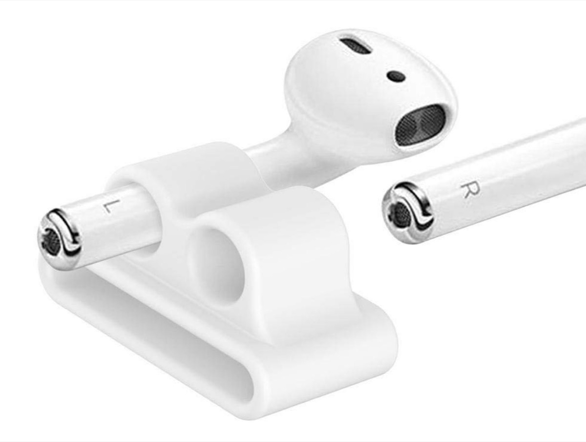 clip AirPods AirPods sempre al polso con la clip per i cinturini di Apple Watch
