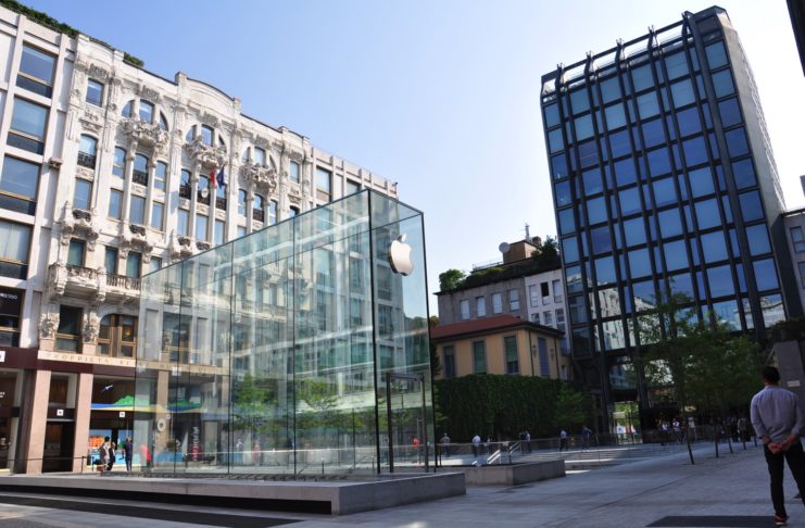 Apple Piazza Liberty: l’architettura