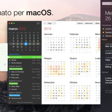 Fantastical 2.5 per Mac, aggiornata l’app per calendari e promemoria