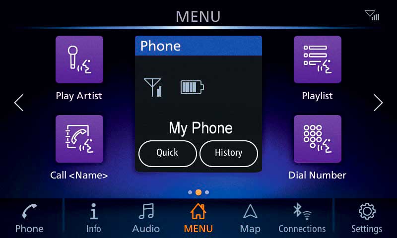  sistema di infotainment NissanConnect