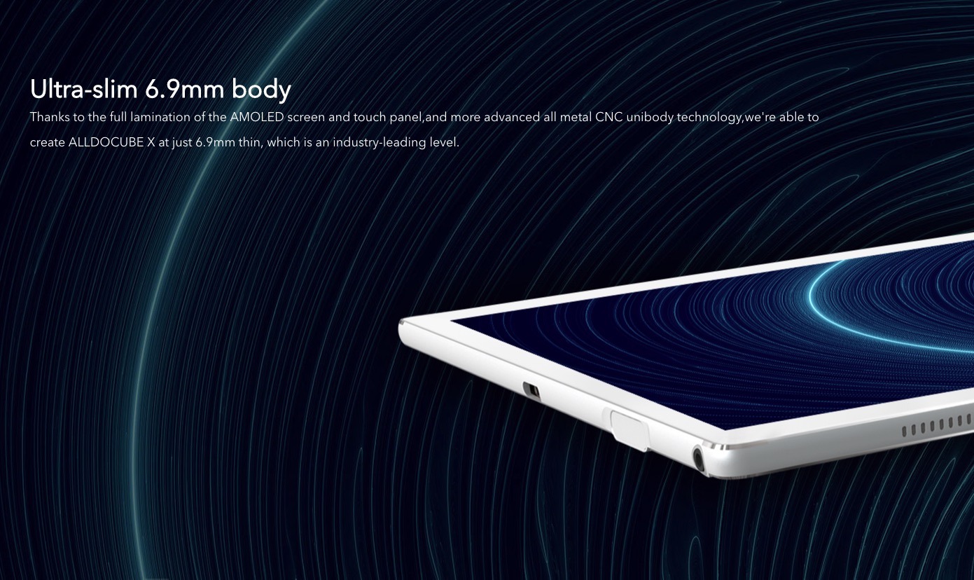 Alldocube X, il tablet che sfida Samsung Galaxy Tab S4 con 2K , HiFi e Android 8.1