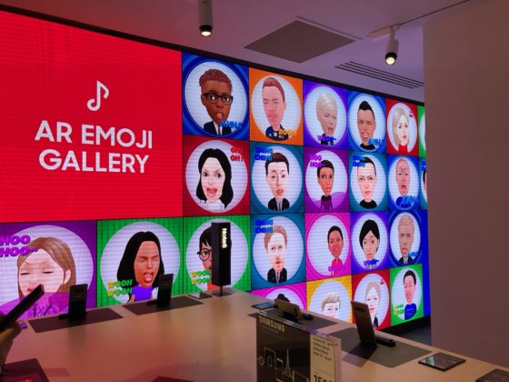 Le Emoji personalizzate che è possiible creare con il Galaxy S9