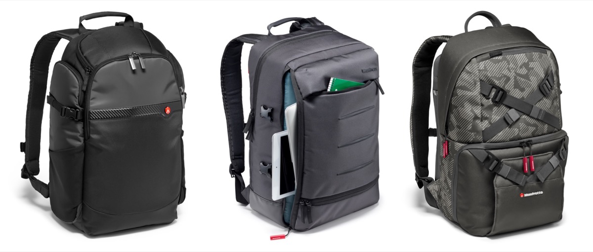 Da Manfrotto tre nuovi zaini fotografici che diventano city bag