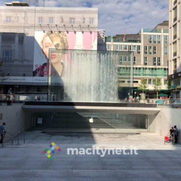 Inaugurazione Apple Piazza Liberty vista da Macitynet