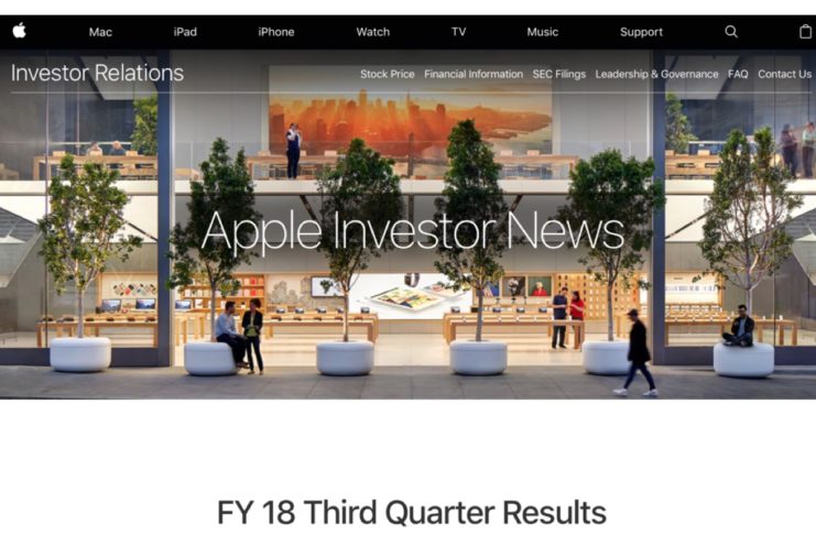 Stasera i risultati Apple terzo trimestre 2018: previsioni e 7 dettagli top